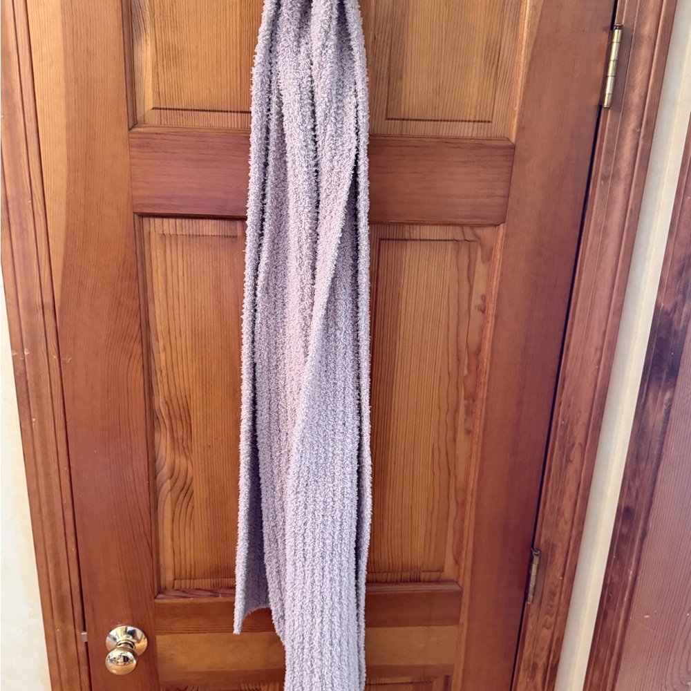 Barefoot Dreams Plush Light Dusty Pink Scarf